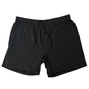 Rhone Gym Shorts Mens 2XL Performance Running Drawstring Stretch Charcoal Gray